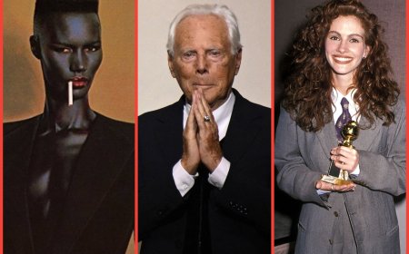 Remembering queer fashion legend Giorgio Armani with 5 of his most iconic looks