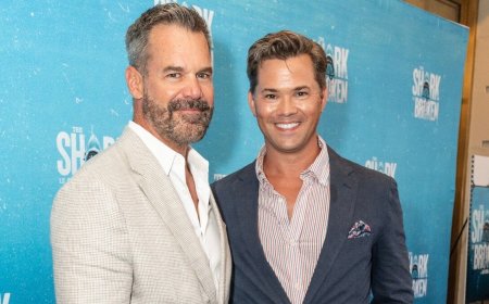 Tuc Watkins and Andrew Rannells hit Napa Valley, California