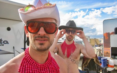 How the gays lead Burning Man 2025 out of the mud and into a beautiful allegory for life