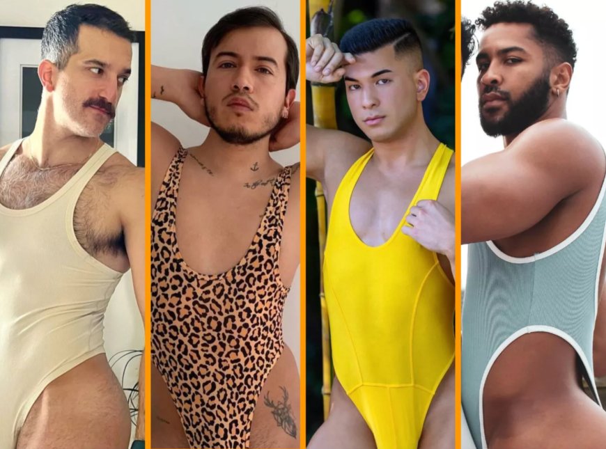 PHOTOS: Men are rocking skimpy bodysuits & turning the end of hot gay summer into an inferno