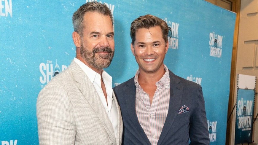 Tuc Watkins and Andrew Rannells hit Napa Valley, California