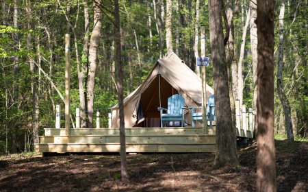 This LGBTQ+ campground is a mix of rustic charm & resort-style luxury