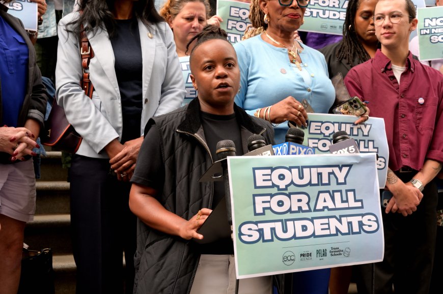 Advocates rally against Trump administration’s anti-trans funding cuts in NYC