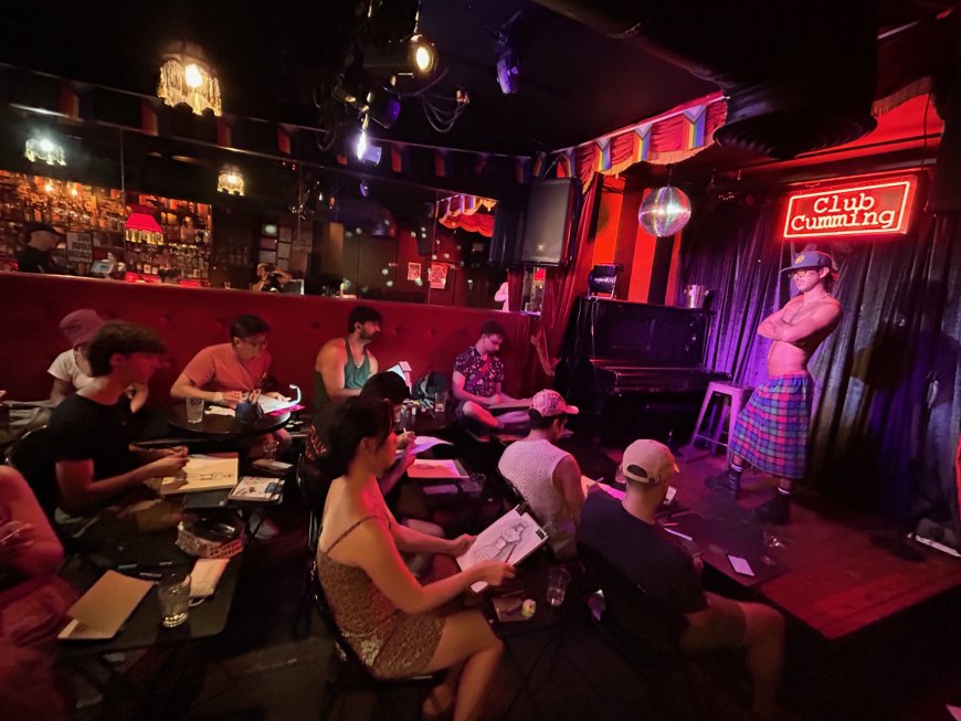 ‘The Anatomy Lesson,’ biweekly drink & draw event, lives on at Club Cumming