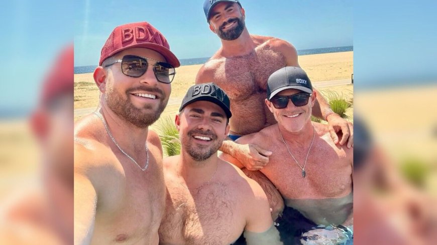 Luke Evans and Fran Thomas hit Mexico with Jonathan Bennett and Jaymes Vaughan