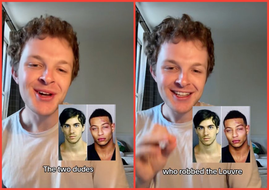 The gays are thirsting after the Louvre heist twunks… but there’s a twist