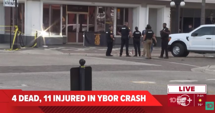 Four Dead, Eleven Injured After Car Fleeing Police Crashes Into Crowd On Tampa Gay Bar’s Patio [VIDEO]