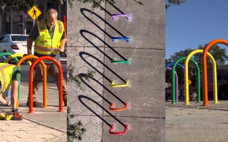 FL City Hits Back At Duffy With 11 Rainbow Bike Racks