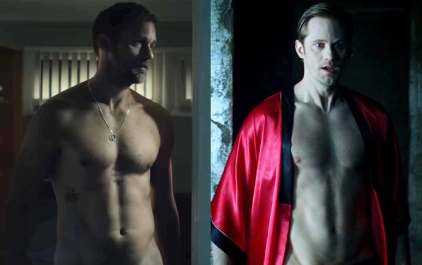 Alexander Skarsgård almost channelled his True Blood character in gay BDSM romance Pillion