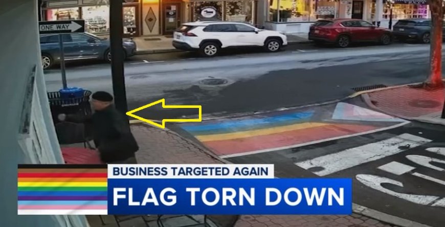 Man Charged With Ripping Down PA Shop’s Rainbow Flag: “Call 1-800-Who Cares, No Gay People” [VIDEO]