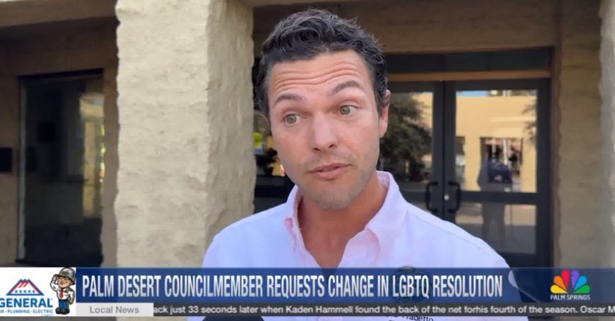 Palm Springs Neighbor City May Drop Pride Recognition