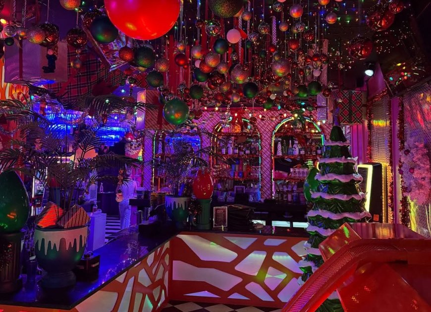 How this LGBTQ+ couple transformed their Dallas gay bar into a winter wonderland