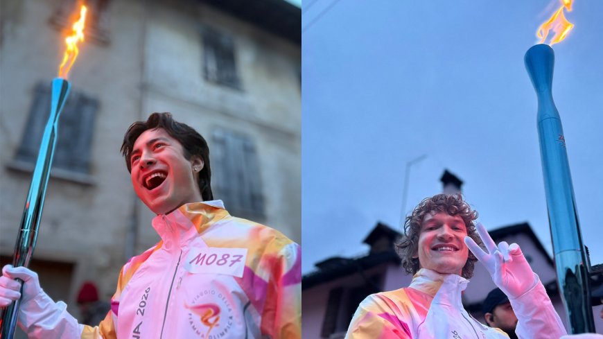 ‘Heated Rivalry’ Stars Hudson Williams and Connor Storrie Join Olympic Torch Relay