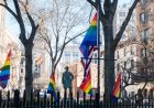Rainbow Flag continues to fly at Stonewall National Monument after defiant re-raising ceremony