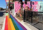 San Antonio unveils amazing rainbow crosswalks in its Pride heritage district