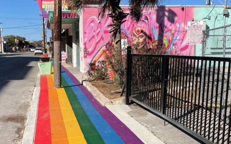 San Antonio unveils amazing rainbow crosswalks in its Pride heritage district