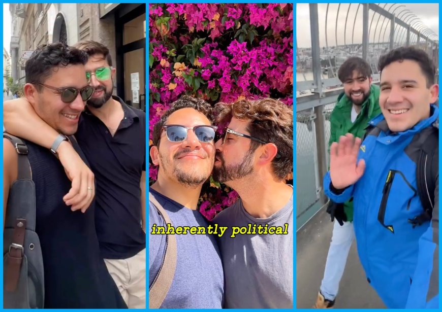 This TikTok couple perfectly summed up what it means to travel as queer people