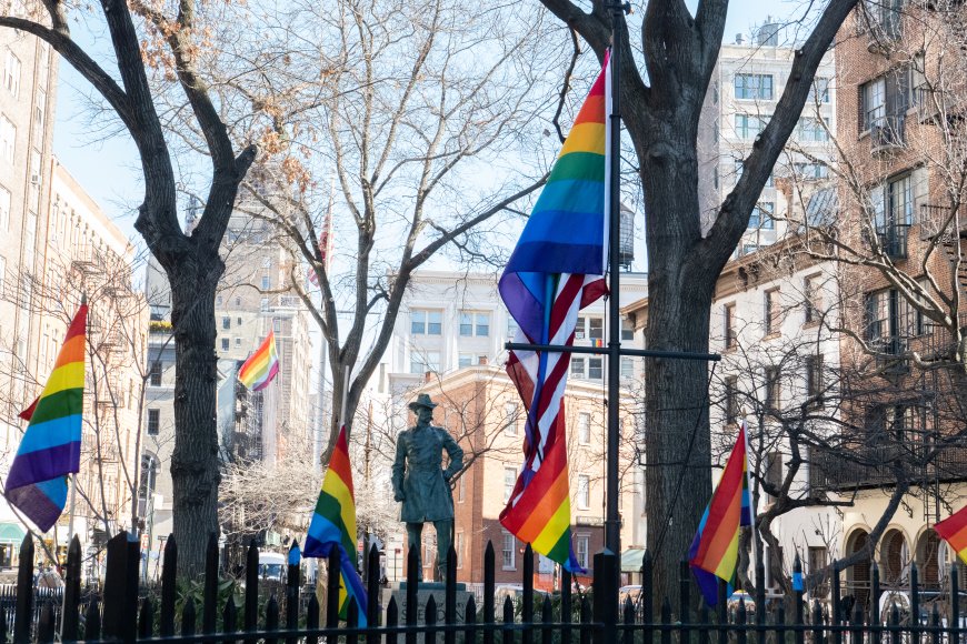 Rainbow Flag continues to fly at Stonewall National Monument after defiant re-raising ceremony