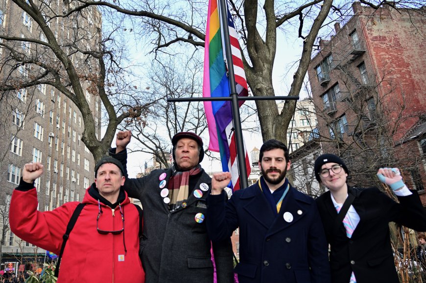 Defying Trump, activists re-install Rainbow Flag at Stonewall National Monument