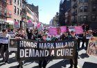 ACT UP honors Mark Milano, targets ICE and Palantir at 39th anniversary rally