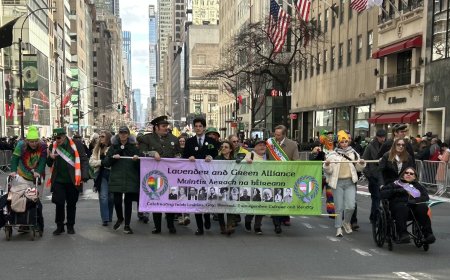 Lavender and Green Alliance celebrates 10 years in NYC St. Patrick’s Day Parade