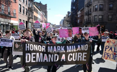 ACT UP honors Mark Milano, targets ICE and Palantir at 39th anniversary rally
