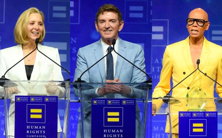 Michael Patrick King Honored by HRC as RuPaul and Lisa Kudrow Rally LGBTQ+ Visibility in LA