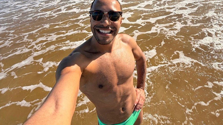 Out-athlete Michael Gunning shares photos of his first vacation in Brazil