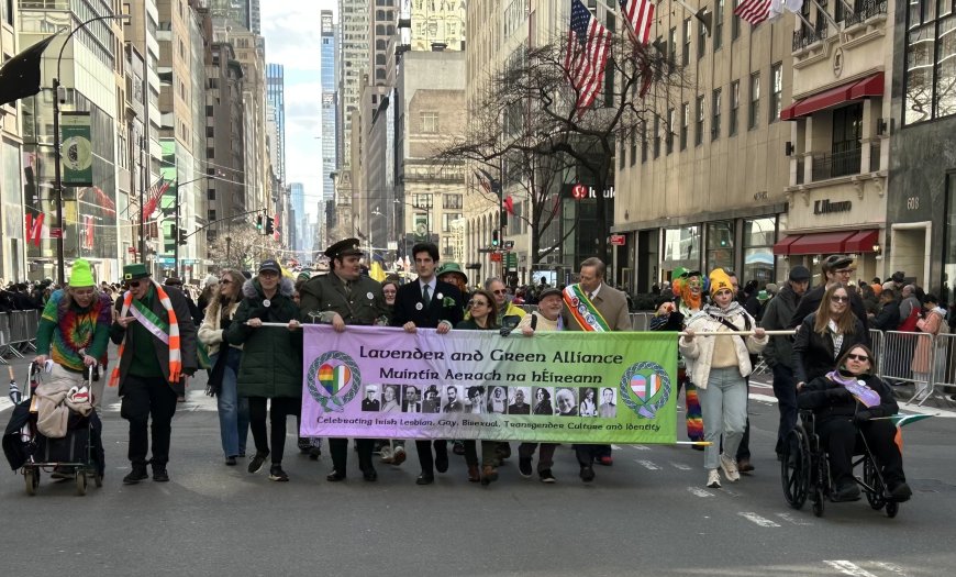 Lavender and Green Alliance celebrates 10 years in NYC St. Patrick’s Day Parade
