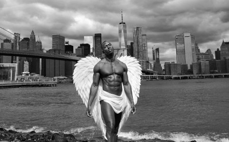 Angelic portraits explore the tender side of the male form at NYC’s queer landmarks