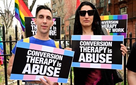 PHOTOS: At Stonewall, community members blast Supreme Court ruling on conversion therapy