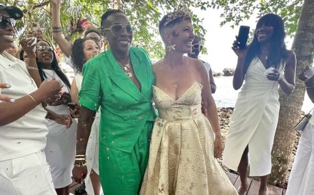 Star Trek’s Gina Yashere marries partner Nina Rose Fisher in Costa Rica