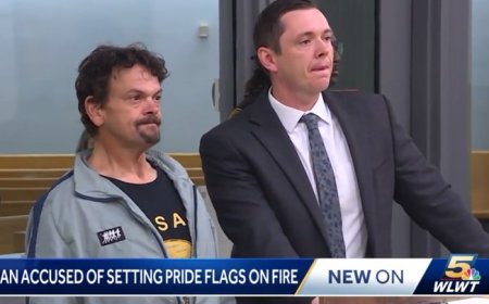 Ohio Man Pleads Guilty In Pride Flags Arson Spree