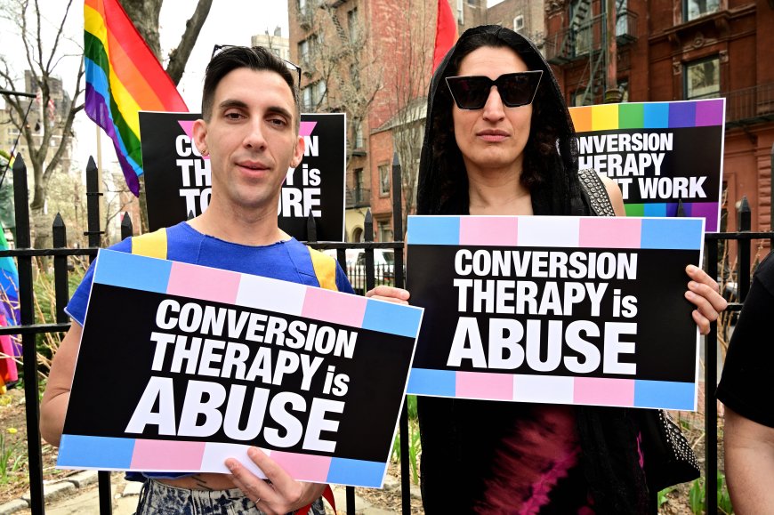 PHOTOS: At Stonewall, community members blast Supreme Court ruling on conversion therapy