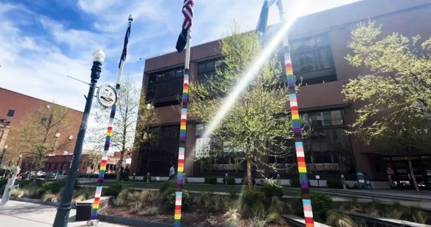 Boise Hits Back At Pride Flag Ban With Rainbow Poles