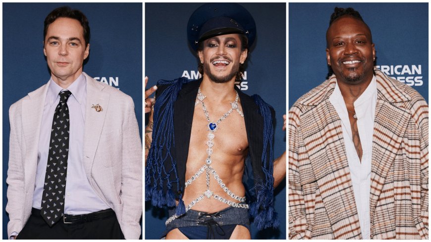 Jim Parsons, Frankie Grande, Tituss Burgess and more at the Broadway opening of Titaníque