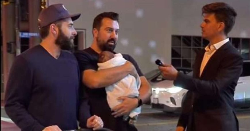MAGA “Influencer” Confronts Gay Couple Holding Baby, Asks Them About Pedophilia, Reportedly Gets Punched