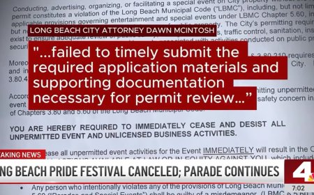 Long Beach Pride Festival Canceled Over Permit Issues