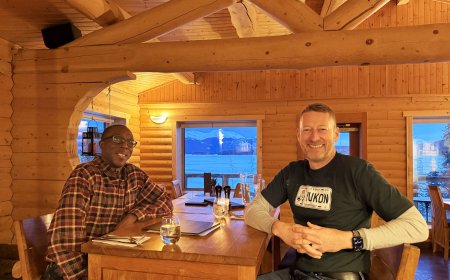 Staying warm together in Canada’s stunning, frigid Yukon Territory