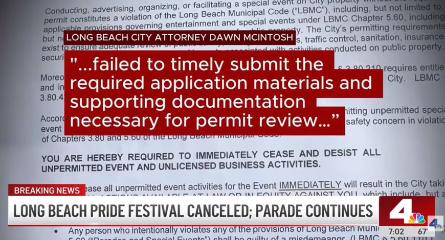 Long Beach Pride Festival Canceled Over Permit Issues