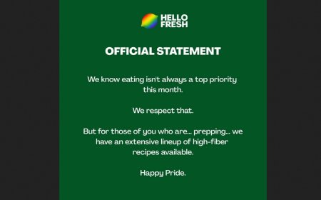 HelloFresh Gets Cheeky With Pride Month Message