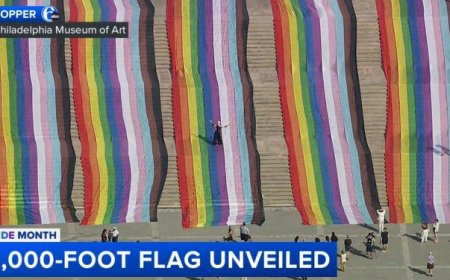 Philadelphia Unfurls 1000-Foot Pride Flag [VIDEO]