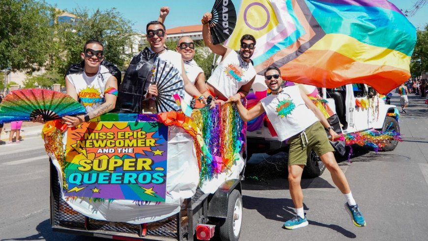 El Paso, Texas, unveils rainbow street decorations for Pride Month