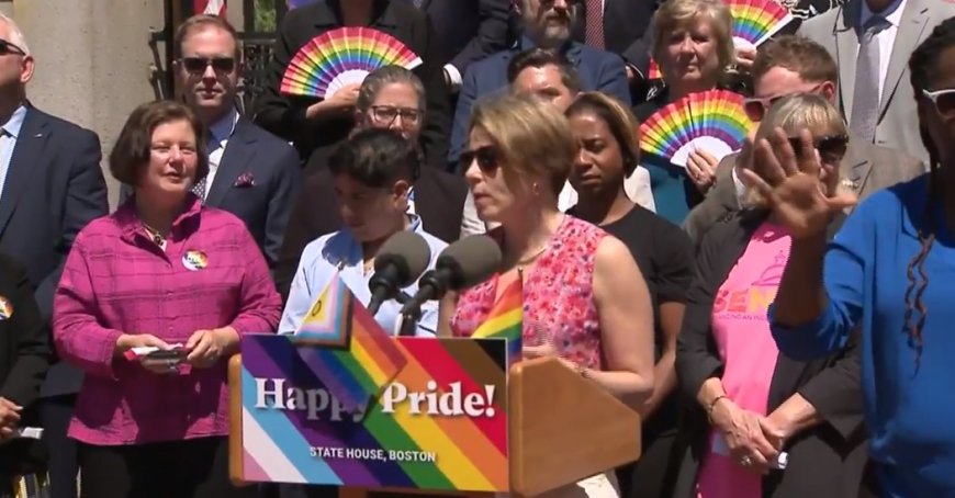 Massachusetts Gov Raises Pride Flag Over Statehouse