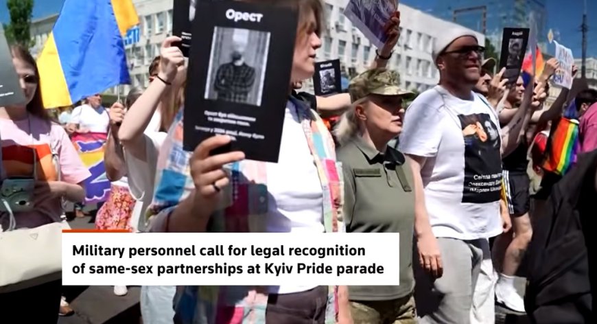 LGBTQ Soldiers And Veterans Lead Kyiv Pride March