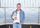 Luke Evans brought a date to light up the Empire State Building