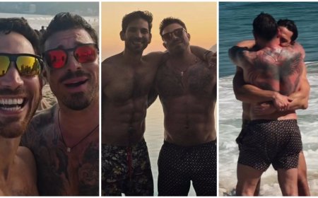 Singer Duncan James hits Rio de Janeiro with boyfriend Alex Roque