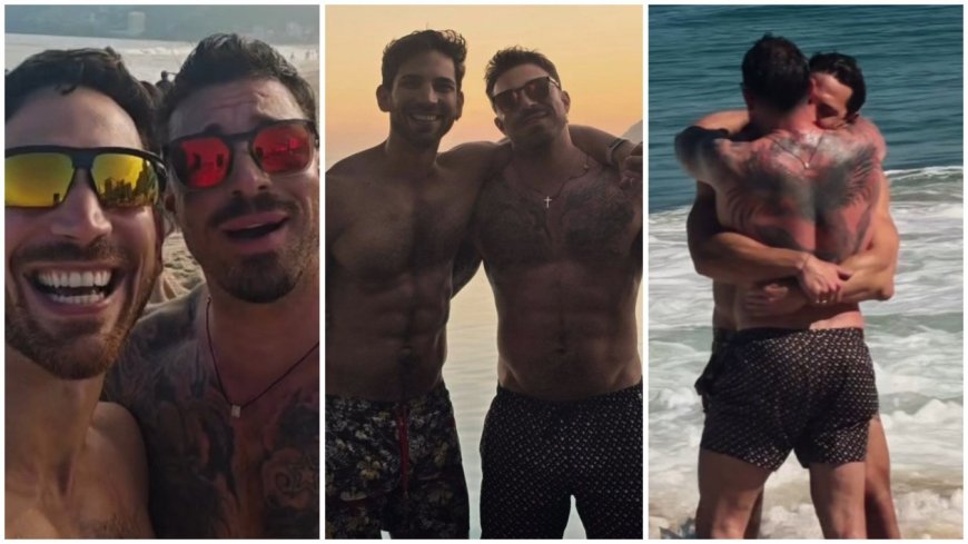 Singer Duncan James hits Rio de Janeiro with boyfriend Alex Roque