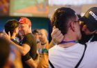 Gay Men Staged a Powerful HIV Kiss-In at AIDS 2026, and the Message Was Impossible to Ignore