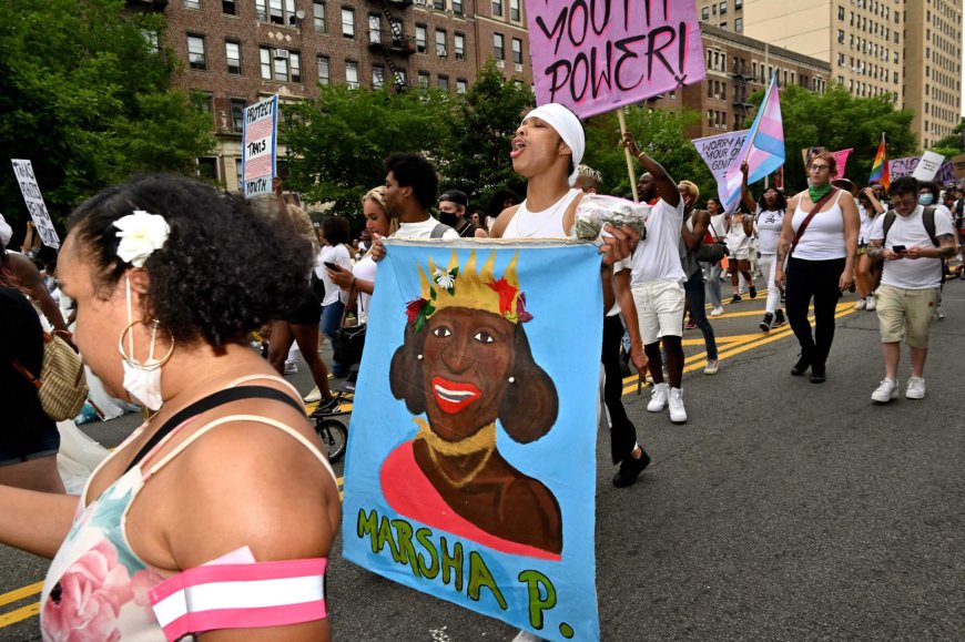 Pink triangle curb around Stonewall National Monument would Honor Marsha P. Johnson